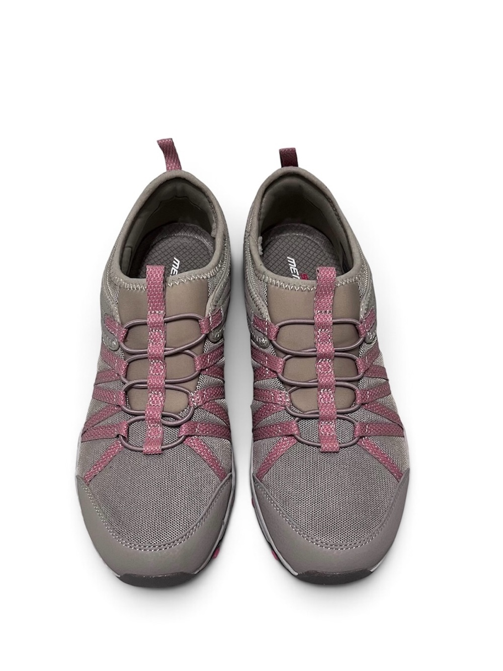 NWOT Skechers Casual Slip-On Athletic Sneakers - Gray with Pink Accents